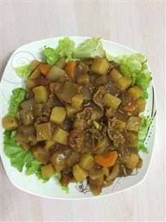牛肉土豆咖喱饭