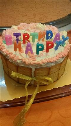 生日蛋糕裱花