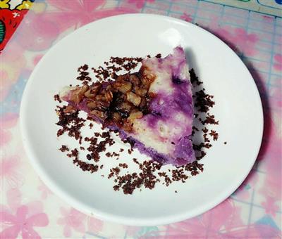 奶香核桃紫薯糕