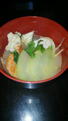 蒲瓜螃蟹豆腐汤