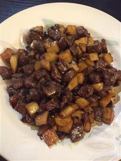 杏鲍菇牛肉粒