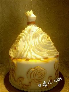 婚礼蛋糕-欧式婚纱