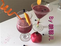 石榴蓝莓仙人掌果汁-魅影重叠