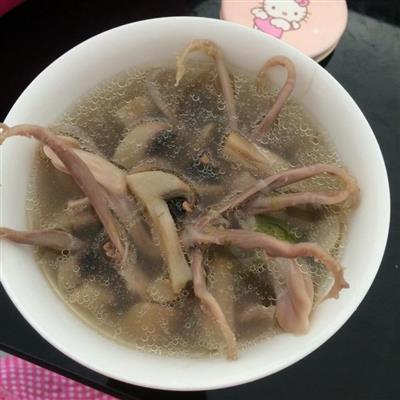清炖口蘑鸭舌汤