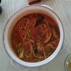 全蔬版的韩式泡菜锅