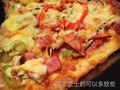 培根虾仁披萨-简易豪华版的热量