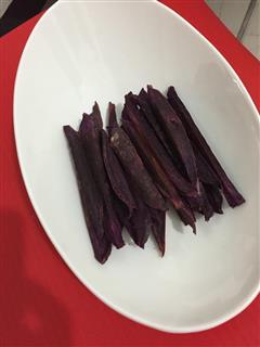 自制烤紫薯条