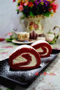 红丝绒蛋糕卷的热量