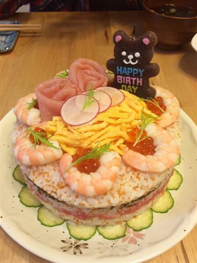 日式寿司蛋糕
