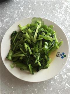 青椒炒菜心