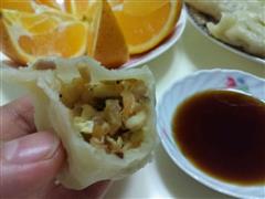 鸡蛋豆腐蒸饺