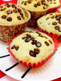 巧克力香蕉玛芬蛋糕muffin