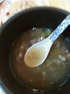 雪莲果排骨黄豆汤