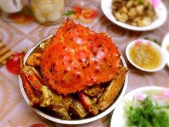 泰式香茅咖喱炒帝王蟹