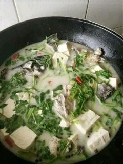 豆腐炖鱼汤