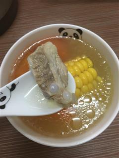 冬季暖身养生汤-排骨玉米汤
