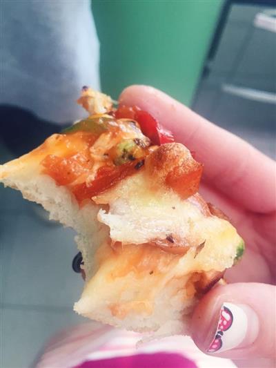 厚底杂蔬火腿披萨