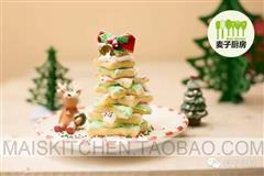 一件无聊的小事，自制面包圣诞树