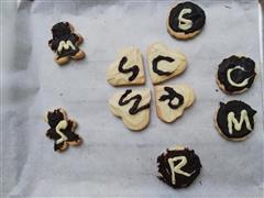 MRCS字母巧克力饼干