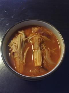 一人食简易韩式泡菜汤