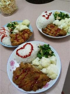 花样猪扒饭