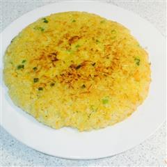 黄金米饼-剩米饭的利用-早餐