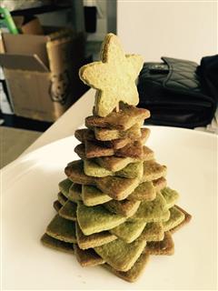 抹茶黄油饼干圣诞树