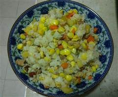 玉米菠萝火腿炒饭