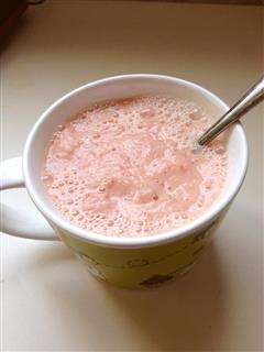 健康营养奶昔 草莓苹果奶昔