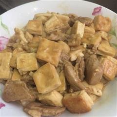 香煎豆腐炒肉