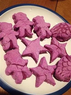 紫薯山药糯米饼