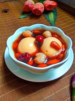 红枣圆肉鸡蛋汤