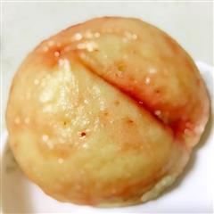 寿桃红豆包