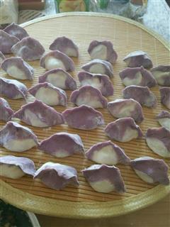 紫薯三鲜水饺