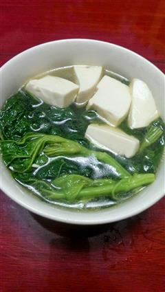 冬苋菜豆腐汤
