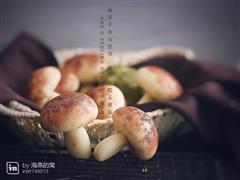 蘑菇豆沙包的热量