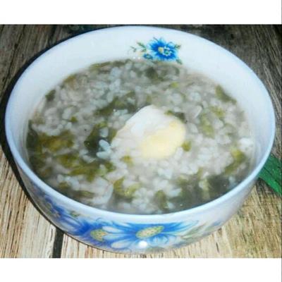 虾皮紫菜鸡蛋粥