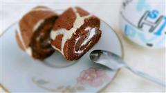 長頸鹿花紋奶油蛋糕卷