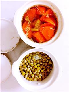 胡萝卜排骨汤 豌豆饭的热量