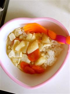 宝宝辅食-胡萝卜鲜贝炖豆腐
