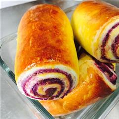 紫薯面包卷的热量