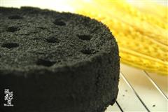 黑色简约经典-煤炭蛋糕