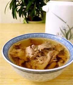 榆黄蘑瘦肉汤