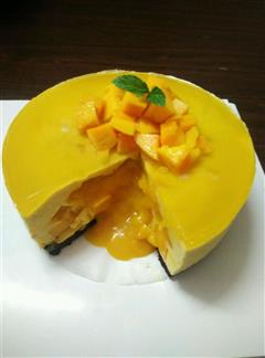 芒果流心慕斯蛋糕的热量