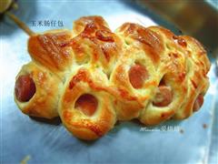 玉米肠仔面包-花式面包