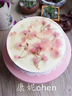 樱花红丝绒芝士蛋糕