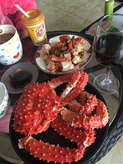 智利帝王蟹，一蟹两吃