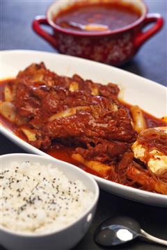 韩式辣白菜猪肋排锅的热量