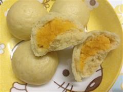 自制黄金奶黄包