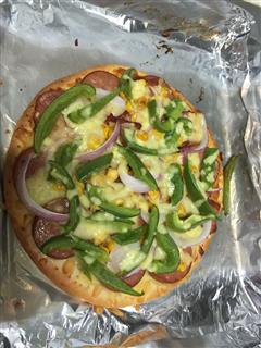 懒人披萨  超级简单 关键是好吃的热量